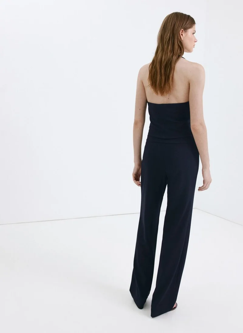 مانجو Halter-Neck Gilet With Buttons