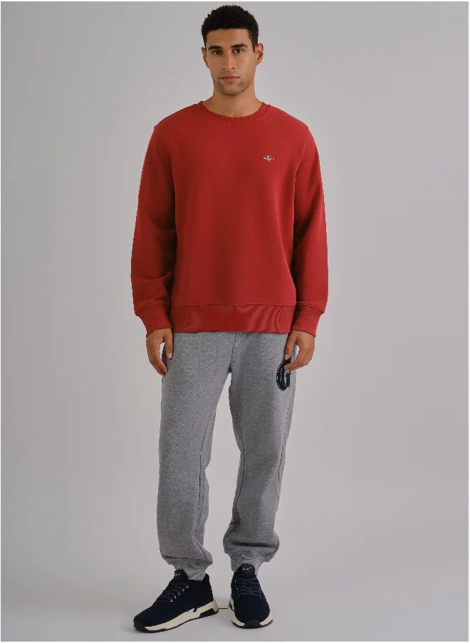 غانت Gant Regular Fit Shield C-Neck Sweat