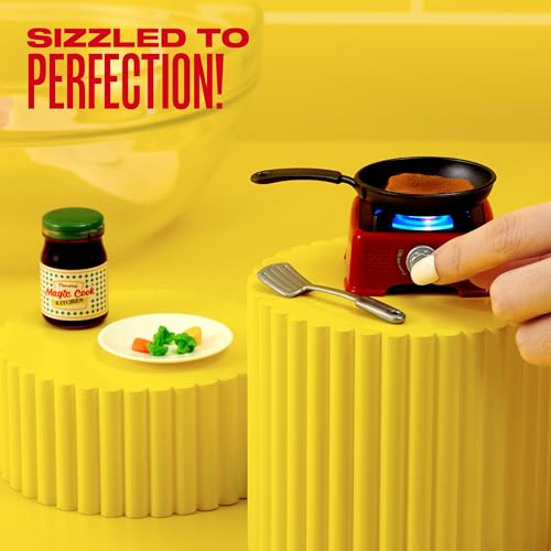 Mini Brands Really Works Magic Cook Kitchen Capsule Series 1 Ice Cream Maker Popcorn Machine Set by ZURU Miniature Real Working Kitchen Appliances NonEdible Collectible Toy Mystery Capsule - Image 5