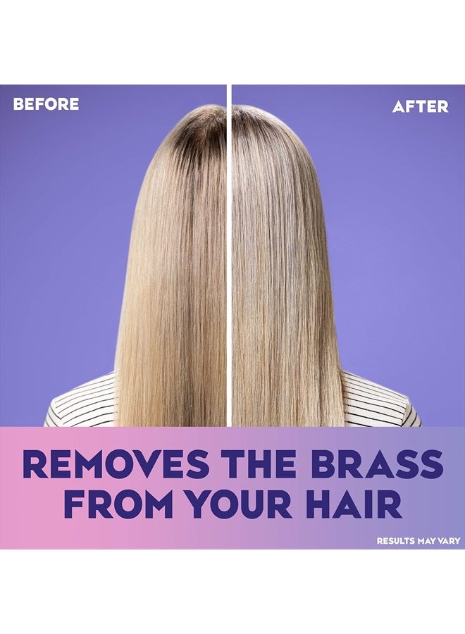 Ogx Blonde Enhanced + Purple Toning Shampoo, Blonde-Toning to Personalize Your Blonde, 13oz - Image 5