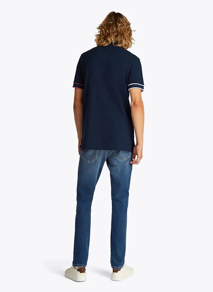 TOMMY JEANS Flag Cuff Polo