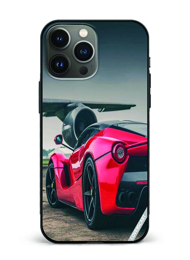 Protective Case Cover For Apple iPhone 14 Pro Max Car Design Red