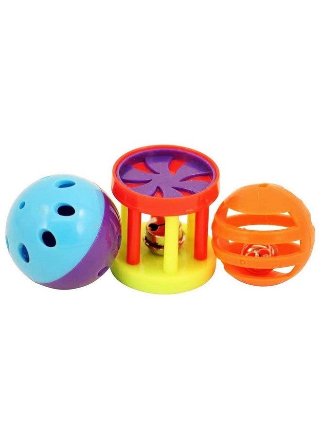Bonka Bird Toys Bonka Bird Toys 1195 Play Three Balls Bell Jingle Budgie Finch Parakeet Lovebird Parrolet - Image 2