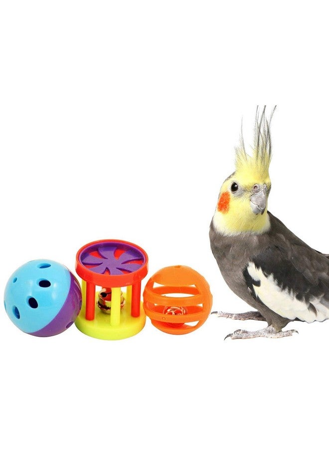 Bonka Bird Toys Bonka Bird Toys 1195 Play Three Balls Bell Jingle Budgie Finch Parakeet Lovebird Parrolet - Image 4