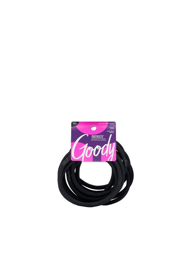 قودي  أشرطة مطاطية Ouchless Xl & Extra Thick، باللون الأسود، 10.0 قطعة، - Image 1