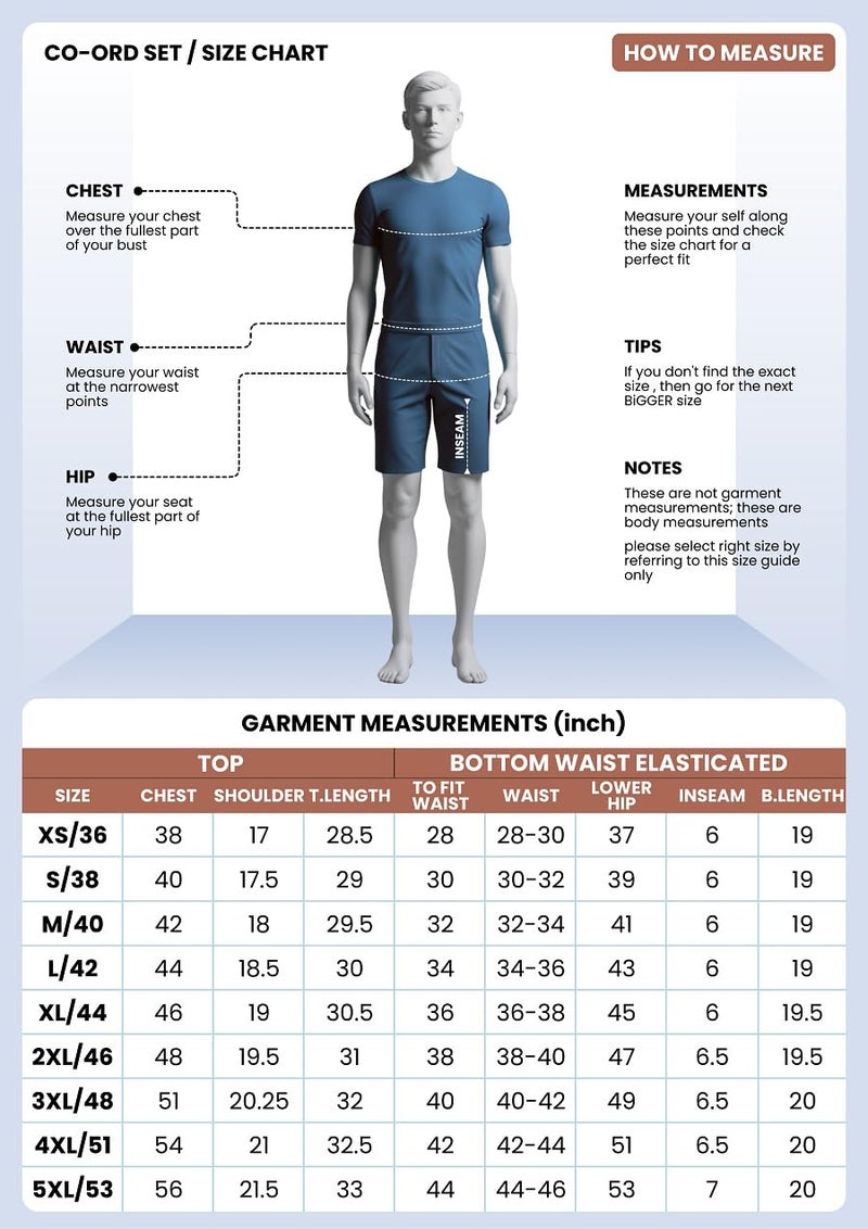 GRECIILOOKS Co Ord Set for Men | Trendy Night Dress for Boys | Shirt and Shorts Combo for Lounge | Stylish Summer and Travel Outfit | Men's Matching Two-Piece for Vacation Blue - Image 3