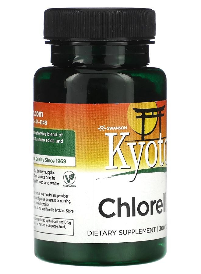 SWANSON Kyoto Chlorella 300 Tablets - Image 2