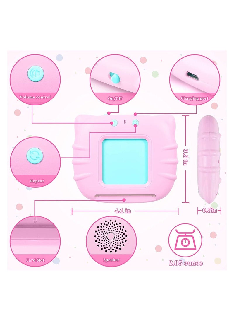 بطاقات فلاش متحدثة ألعاب تعليمية للأطفال من 2 إلى 6 سنوات مع تأثير صوتي، ألعاب للأطفال للبنات والأولاد، 224 كلمة رؤية للتعلم والنطق، عيد ميلاد - Image 5