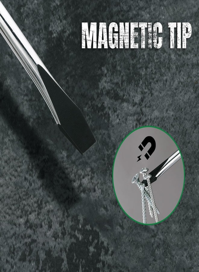 SK Magnetic Screwdriver Set, S2 Steel, 3 Slotted & 3 Phillips Screwdrivers, SureGrip Handle - Image 5