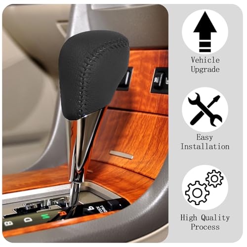 BLAKAYA Compatible with Toyota Camry 2007-2011 Corolla 2009-2013 Highlander 2008-2013 RAV4 2006-2011 Sienna 2011-2016 ABS Black Automatic Gear Shift Knob Lever Replace - Image 5
