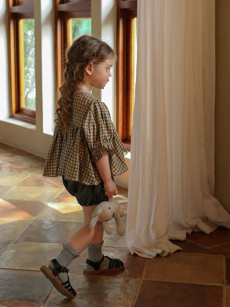 Kindergarten Baby'S All-Match Casual Pp Pants Niche Pants Girl'S Summer Western-Style Pants Children'S Shorts Cotton - Image 4