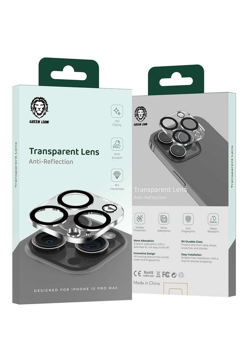 Green Lion Transparent Lens iPhone15 Pro / ProMax - Transparent - Image 3