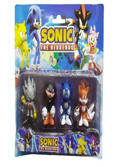 Sonic Hedgehog Cat Character Collectible Toy Figures Cake Topper, 5cm, 4 Pieces - pzsku/Z556C093E6EF106EF75CCZ/45/_/1712592023/f33543b1-7bac-4db7-aa2b-62307f46ed17