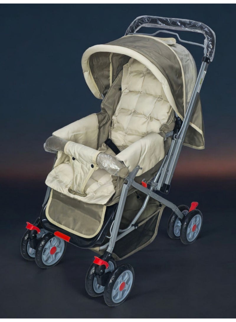 BABYCARA Baby Stroller Pram 0-3 Years Reversible Handle Light Weight Canopy - Image 3