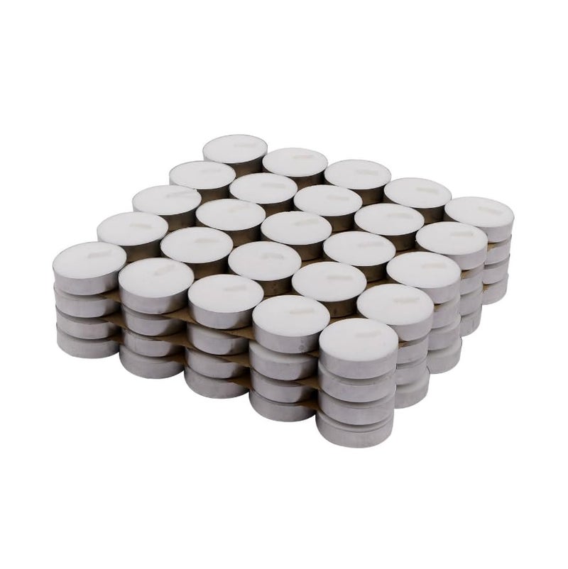 ScentFree Tealight Candles Set of 50 192 x 192 Cm Unscented LongLasting CleanBurning Ideal for Home Dcor Parties Weddings and Special Occasions  - Image 2