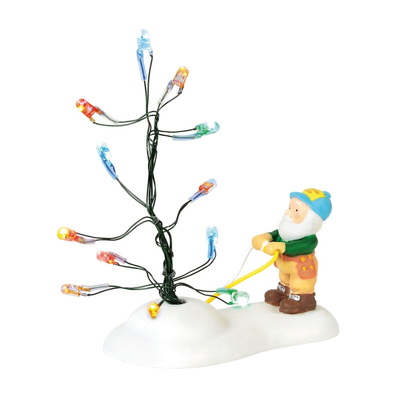 Department 56 Department 56 North Pole Village Accessories Testing The Twinkle Lit Figurine 175 Inch Multicolor 