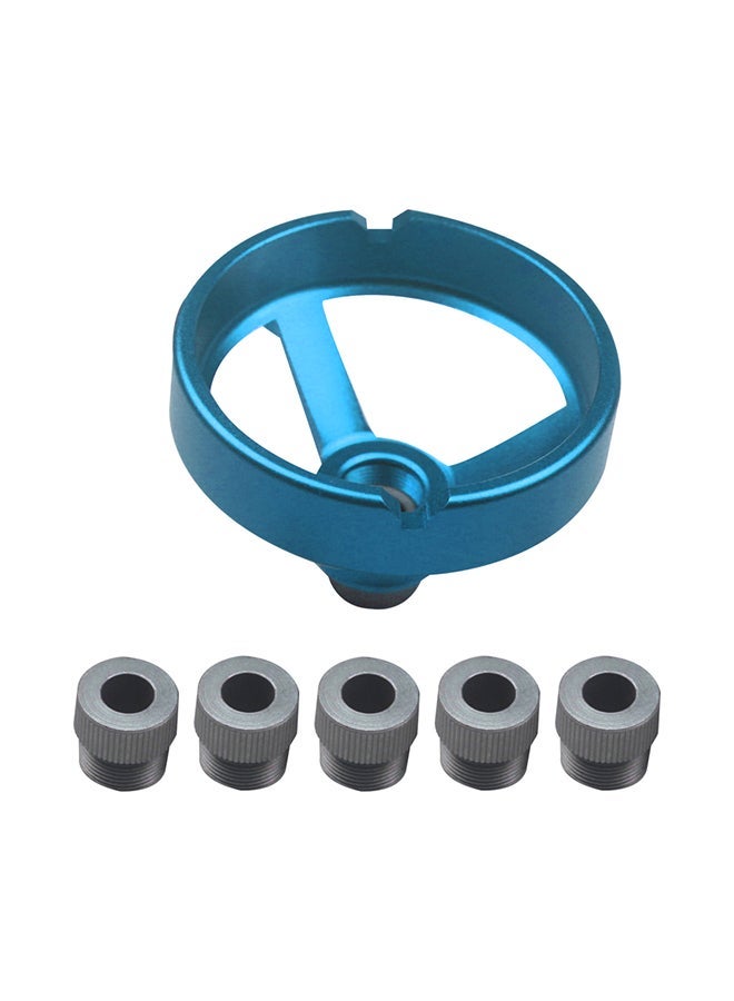 NIBEMINENT Punching Tool Locator Wood Working Drill Guide Kit Multicolour 8.70x6.3x8.6cm - Image 3