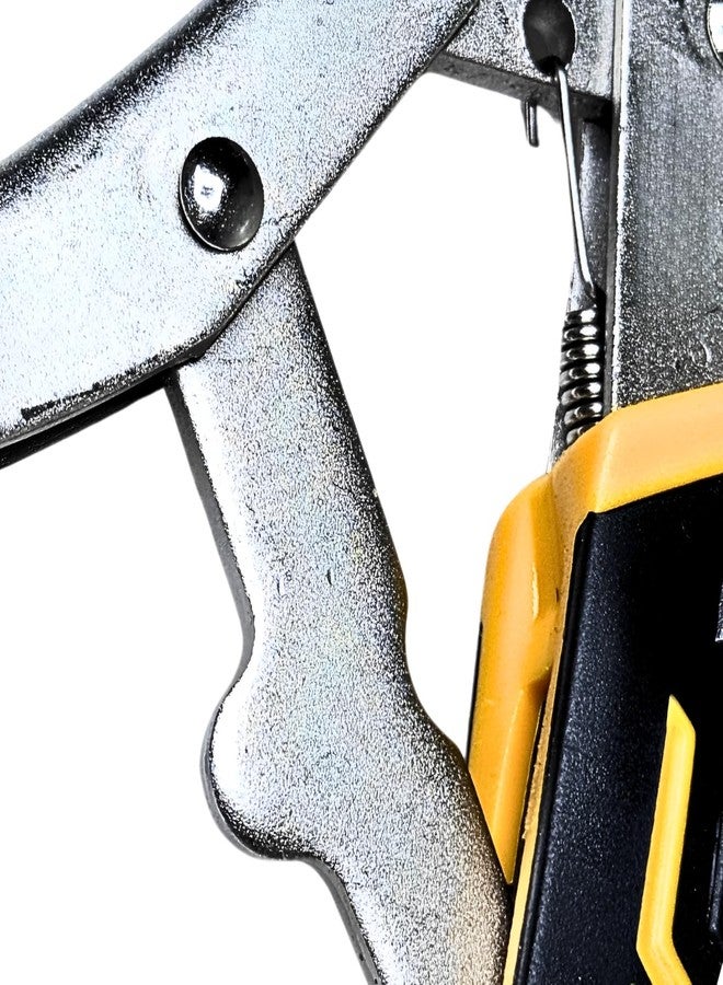 ZIODIC Heavy Duty Locking Pliers, 10 Inch Curved Jaw Locking Curved Jaw Grip Welding Clamping Tool - Image 4