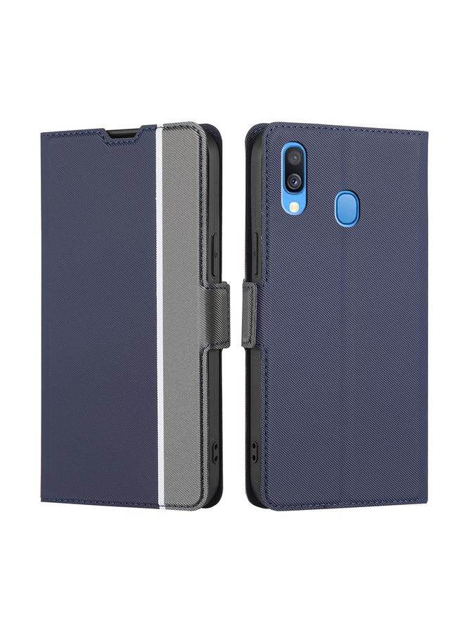 اس-توب جراب هاتف Samsung Galaxy A40 من الجلد بملمس قطني وأزرار جانبية - Image 1