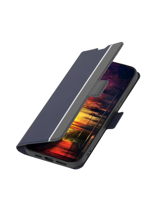 اس-توب جراب هاتف Samsung Galaxy A40 من الجلد بملمس قطني وأزرار جانبية - Image 5