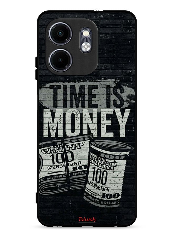Tolwak Infinix Hot 50i 4G Protective Case Cover Time Is Money - Image 1