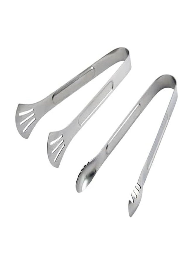 Farberware Professional Stainless Steel Mini Tongs, Versatile and Durable Set of 2 - Image 2