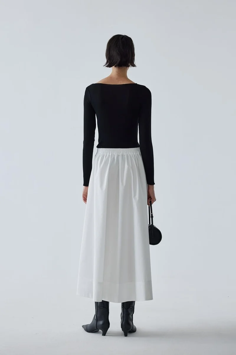 سود كوليكشن Saud Collection Black Lindy Cotton Bodysuit