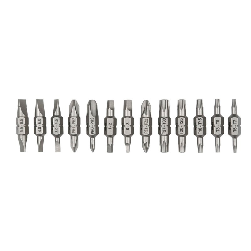 Wiha Double End Insert Bit Reload Set, 13 Piece - Image 1