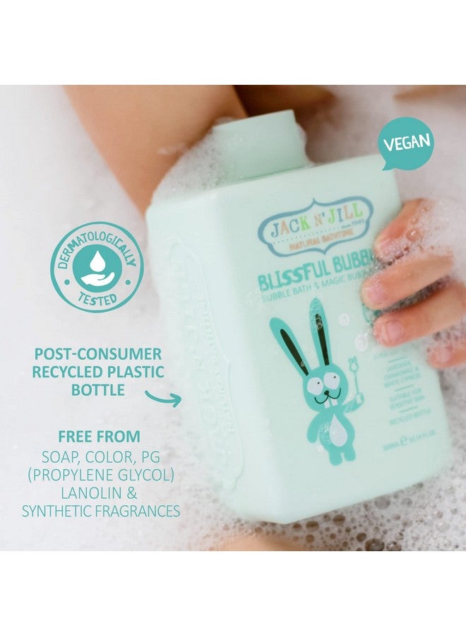 Jack N' Jill Natural Bathtime Blissful Bubbles with Bubble Wand - Bubble Bath for Kids, Dermatologically Tested, Cruelty Free, Kids Bubble Bath Sensitive Skin, Vegan - 300 mL (Pack of 1) - Image 4