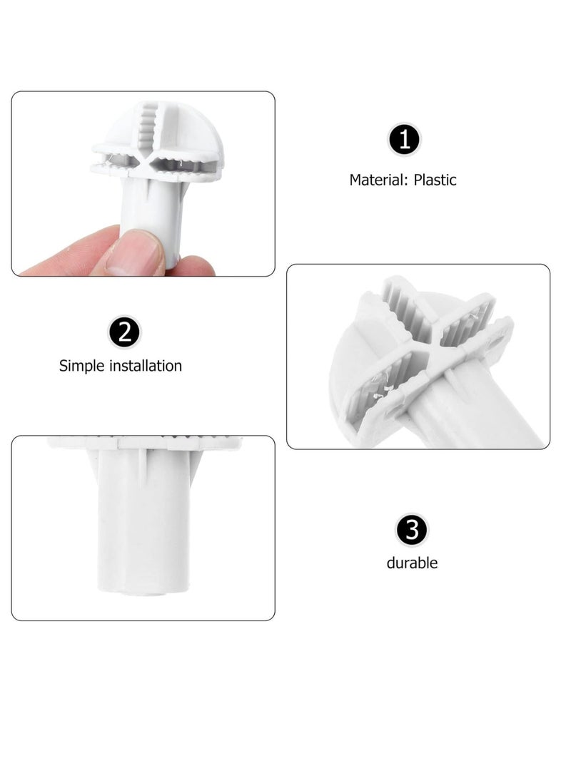 16 Pieces Wire Grid Bucket Storage Clasp Wire Cube Plastic Connectors Buckle Clip for Cube Storage Cabinet Modular Closet Storage Organizer DIY Connecting Tools - Image 5