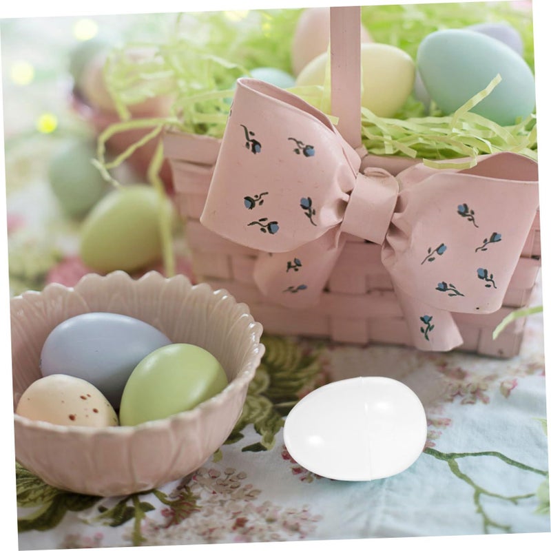 20 Pack Blank Easter Eggs for Painting Crafts Kids Easter Decorations and Holiday Events - Image 4