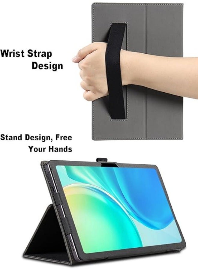 Case Compatible with Blackview Tab 90 Wifi Tablet 10.92 inch, PU Leather Protective Cover Case with Magnetic and Seat Belt for Blackview Tab 90 Wifi