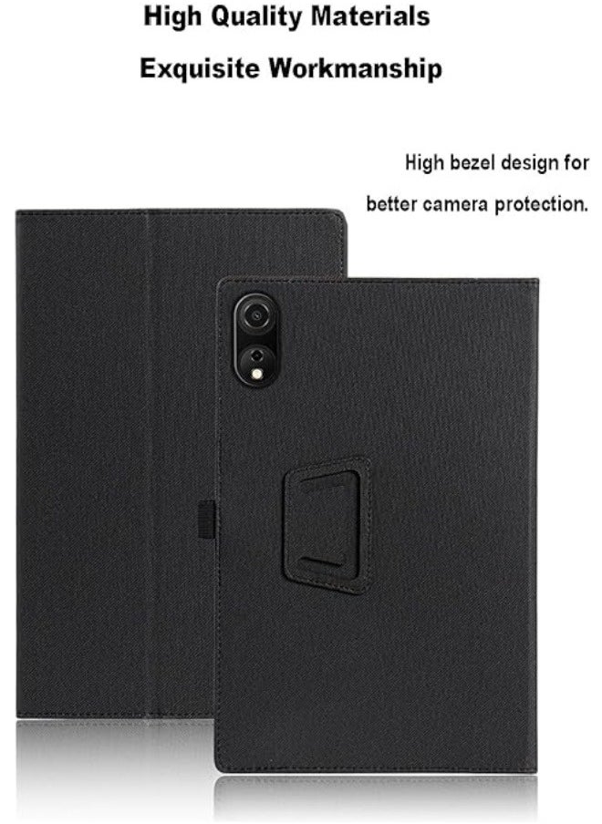Case Compatible with Blackview Tab 90 Wifi Tablet 10.92 inch, PU Leather Protective Cover Case with Magnetic and Seat Belt for Blackview Tab 90 Wifi