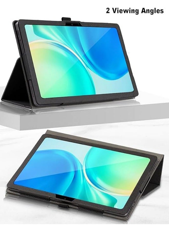 Case Compatible with Blackview Tab 90 Wifi Tablet 10.92 inch, PU Leather Protective Cover Case with Magnetic and Seat Belt for Blackview Tab 90 Wifi
