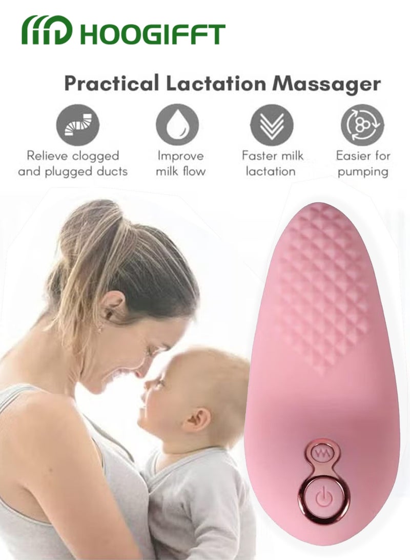 هوغيفت جهاز تدليك الرضاعة، جهاز تدليك ناعم لتحسين تدفق الحليب أثناء الرضاعة. - Image 3