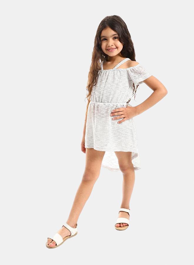 Kady Girls Elastic Waist Off Shoulders Dress, shane, 10 EU - Image 2