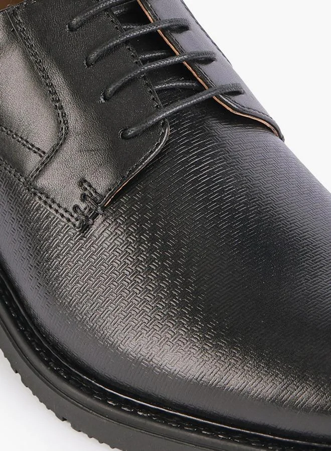 Duchini BLACK Men Lace-Up Derby Shoes for Men | Best Price UAE