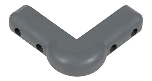 Vestil CB-3 Rubber Corner Guard 12 Pieces 1-1/16 In. Gray - Image 3