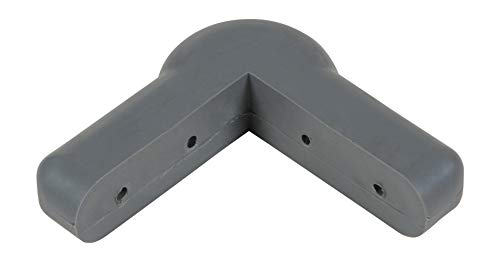 Vestil CB-3 Rubber Corner Guard 12 Pieces 1-1/16 In. Gray - Image 4