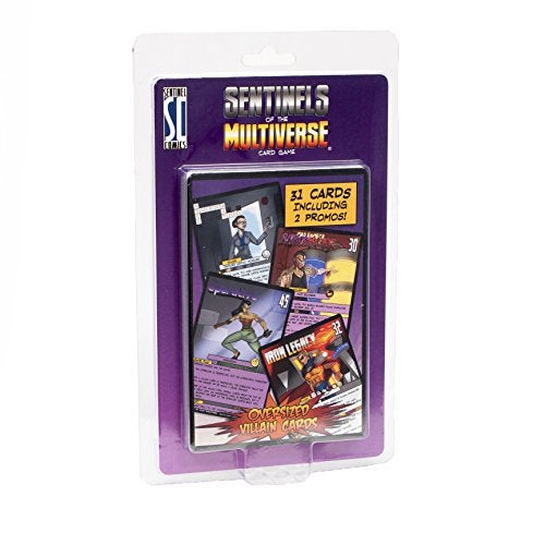 Greater Than Games Sentinels of The Multiverse Oversized Villain Character Cards Game - Image 1