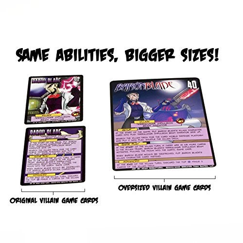 Greater Than Games Sentinels of The Multiverse Oversized Villain Character Cards Game - Image 5