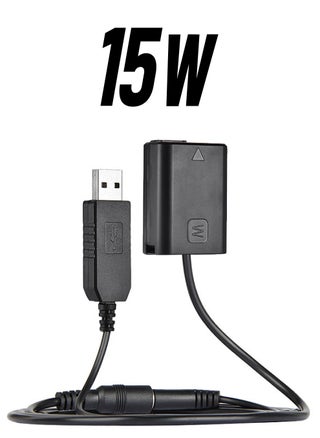 NP-FW50 Dummy Battery and DC Power Bank, USB Adapter Cable, Replacement for AC-PW20 for Sony NEX-3/5/6/7 Series A33 A37 A35 A55 a7 a7R a7II A6000 A6300 - pzsku/Z556D1F9DF381A5FE14DCZ/45/_/1738266836/9e591431-837e-4b73-a0ce-819d9bab87cf