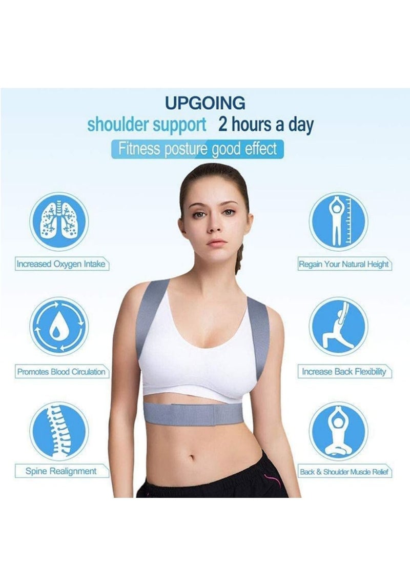 Generic Posture Corrector for Men and Women Adjustable Upper Posture Brace for Support,Providing Shoulder-Neck-Back Relief Pain  - Image 5