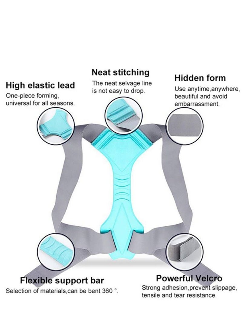 Generic Posture Corrector for Men and Women Adjustable Upper Posture Brace for Support,Providing Shoulder-Neck-Back Relief Pain  - Image 2