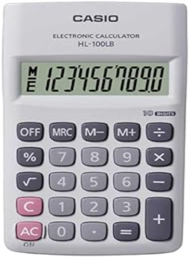 Casio Hl-100lb electronic calculator