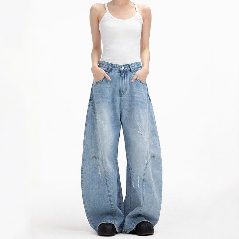 Vintage Classic European-American Design Daily Commute Jeans  Size_S - Image 2