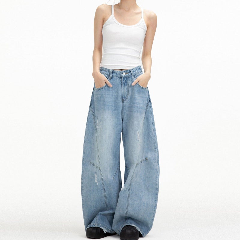 Vintage Classic European-American Design Daily Commute Jeans  Size_S - Image 1