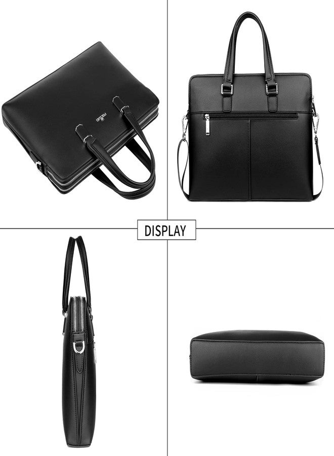 FSD.WG]Business Bag Leather Briefcase Shoulder Laptop Business Bag for Men - Image 4