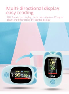 JZIKI JZIKI Children's Pulse Oximeter - Fingertip Blood Oxygen Monitor,Blue  - Image 5