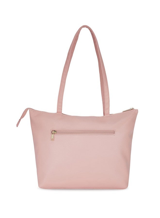 CAPRESE Caprese womens MARI T Large CORAL Tote Bag  - Image 2
